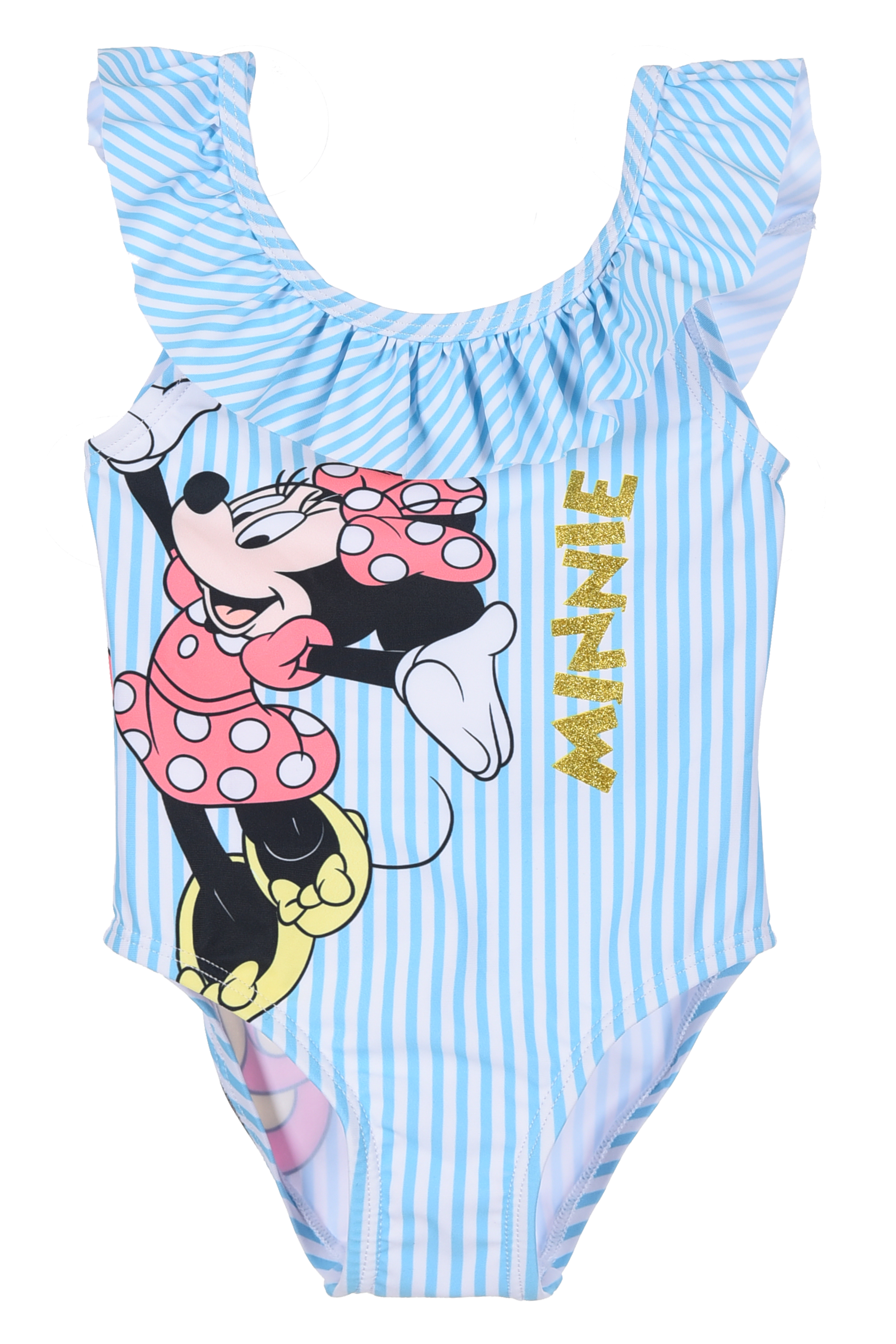 Costume da Bagno Minnie Paperina DISNEY Intero 1 Pezzo Mare Piscina Neonata - Ez05006azzurro