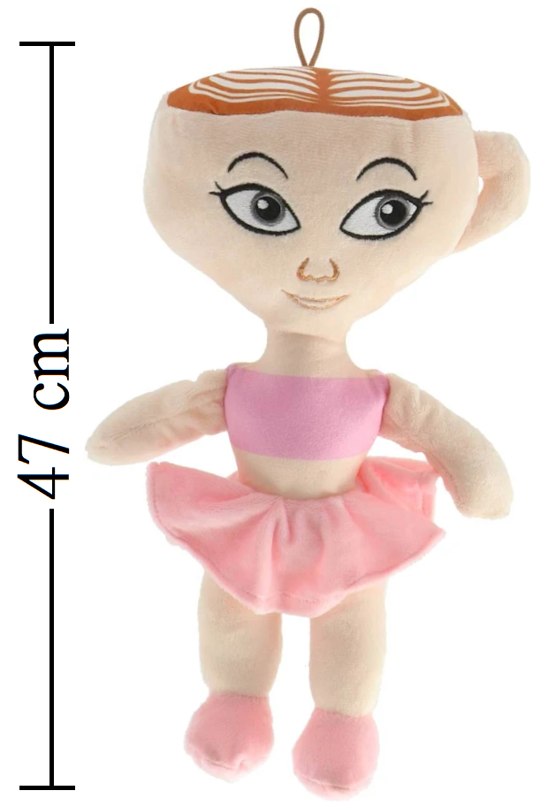 Peluche Italian Brainrot Morbido Pupazzo Ballerina Cappuccina 47 CM - Brt0015ballerina