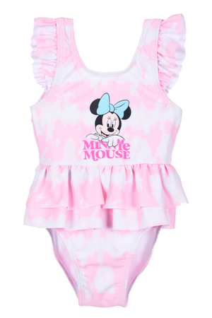 Costume da Bagno Minnie Mouse DISNEY Intero Tie-Dye 1 Pezzo Mare Piscina Neonata - Ez05005rosa