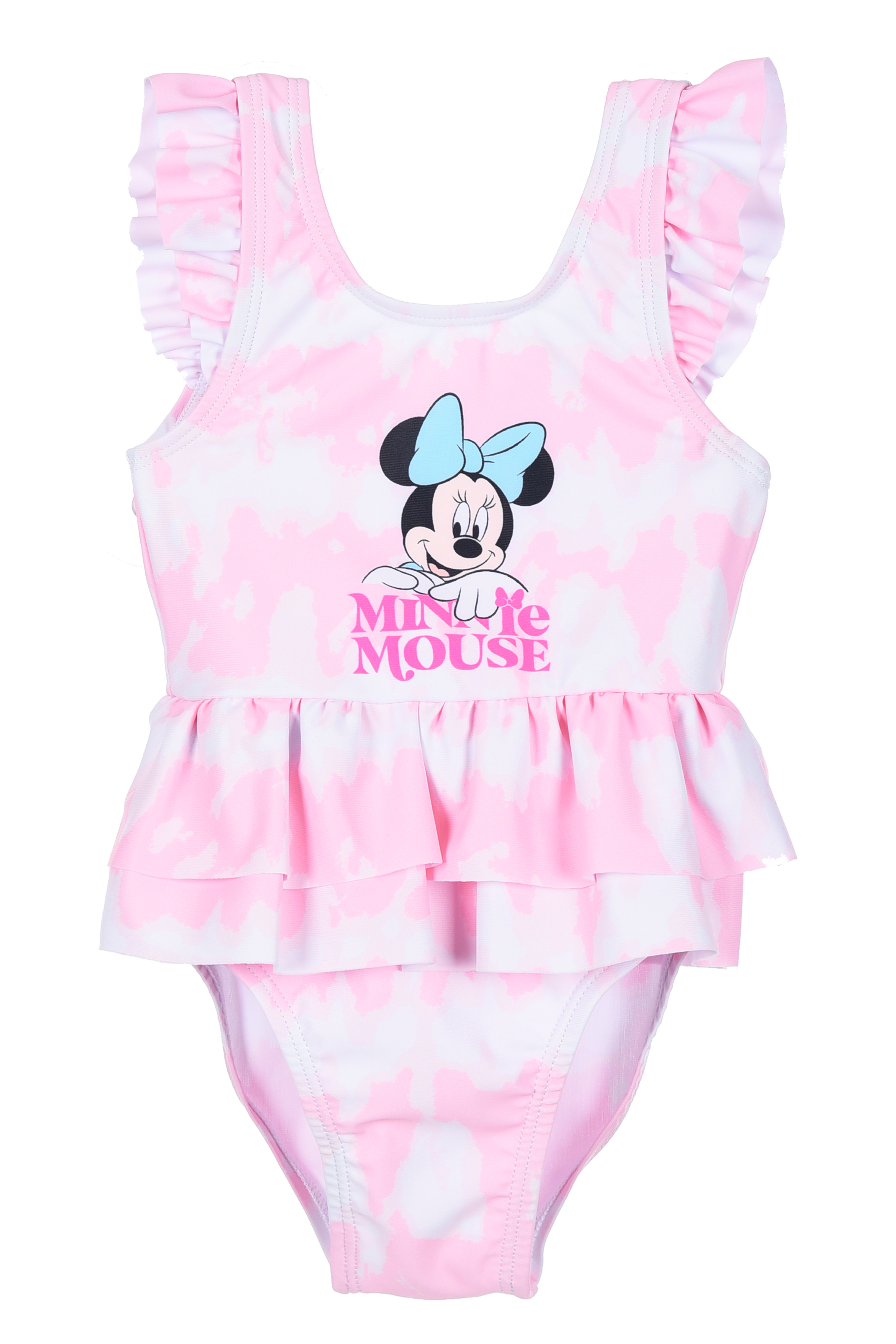 Costume da Bagno Minnie Mouse DISNEY Intero Tie-Dye 1 Pezzo Mare Piscina Neonata - Ez05005rosa