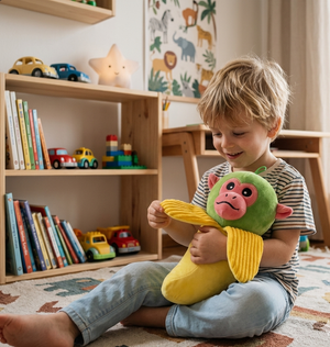 Peluche Italian Brainrot Morbido Pupazzo Chimpanzini Bananini 35 CM - Brt0015chimpanzini