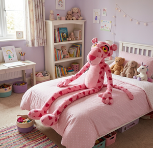 Peluche Pantera Rosa con Cuori Morbido Pupazzo 120 CM - Pts250729g/120