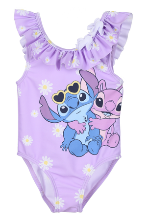 Costume da Bagno Stitch Angel DISNEY Intero 1 Pezzo Mare Piscina Neonata - Ez05000lilla