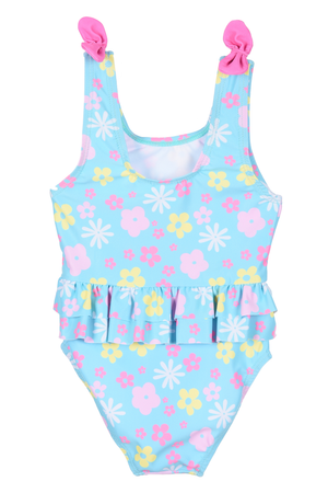 Costume da Bagno Winnie the Pooh DISNEY Intero 1 Pezzo Mare Piscina Neonata - Ez05022azzurro
