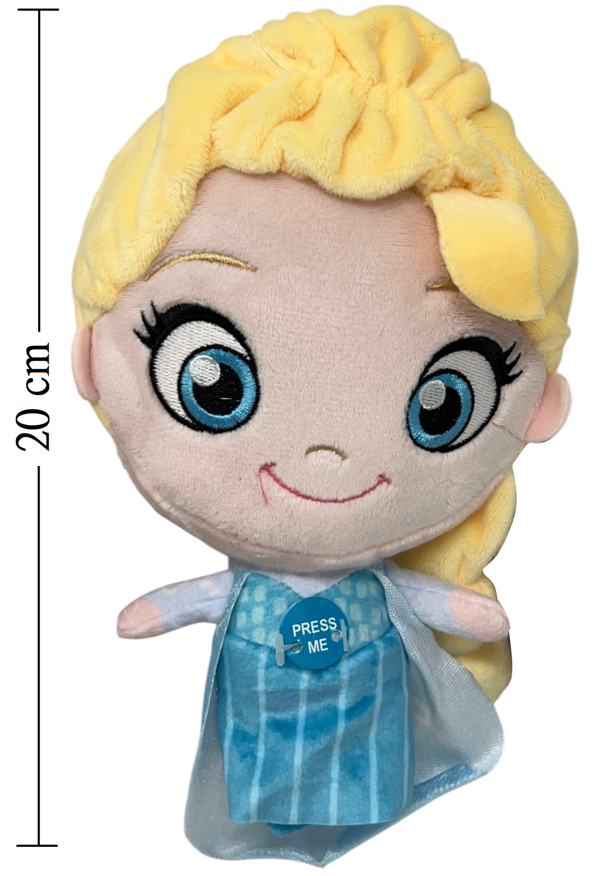 Peluche Elsa Frozen DISNEY Testone Pupazzo con Suono CM 20- Dfr-9420-2