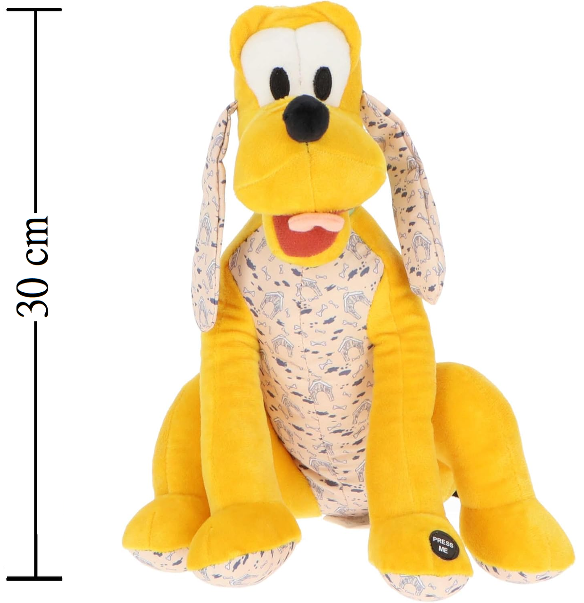 Peluche Pluto DISNEY 100 Anniversario con Suono 30 CM - D100-9401-1