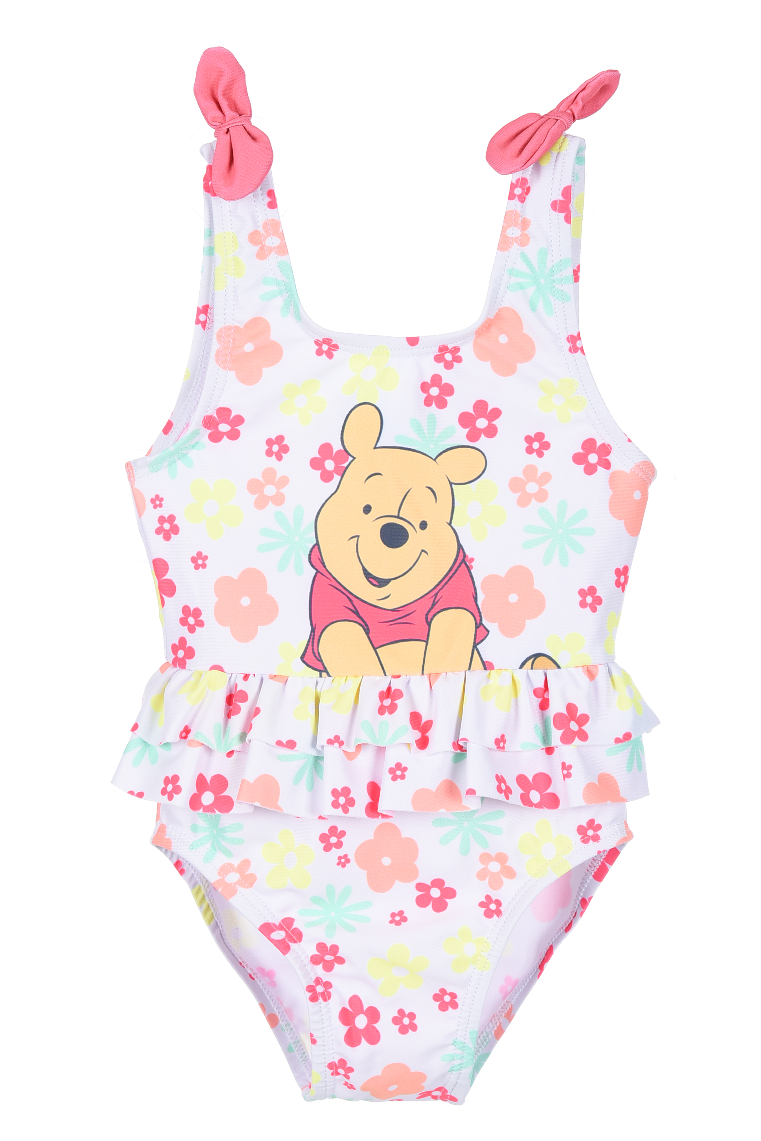 Costume da Bagno Winnie the Pooh DISNEY Intero 1 Pezzo Mare Piscina Neonata - Ez05022bianco