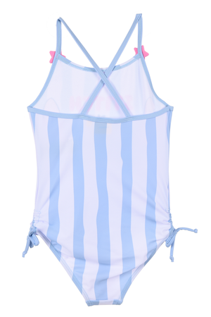 Costume da Bagno Stitch DISNEY Intero 1 Pezzo Mare Piscina Bambina - Ez18065celeste