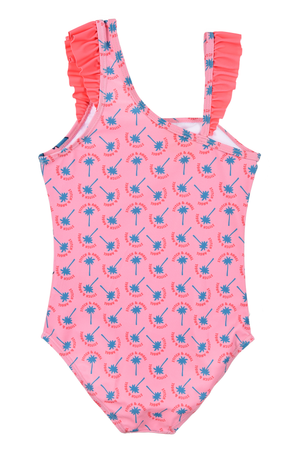 Costume da Bagno Stitch Angel DISNEY Intero 1 Pezzo Mare Piscina Bambina - Ez18066rosa
