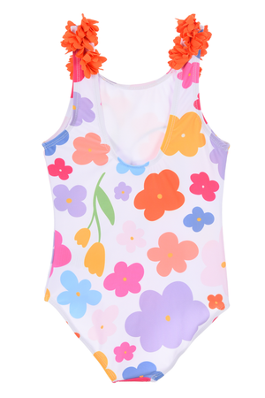 Costume da Bagno Minnie DISNEY Intero 1 Pezzo Mare Piscina Bambina - Ez18096arancio