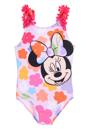 Costume da Bagno Minnie DISNEY Intero 1 Pezzo Mare Piscina Bambina - Ez18096fucsia