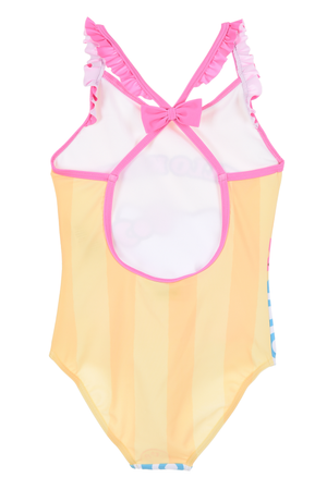 Costume da Bagno Hello Kitty Sanrio Intero 1 Pezzo Mare Piscina Bambina - Ez18039giallo