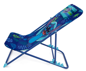 Sdraio Stitch Pieghevole per Mare e Giardino 100% Poliestere- 86727