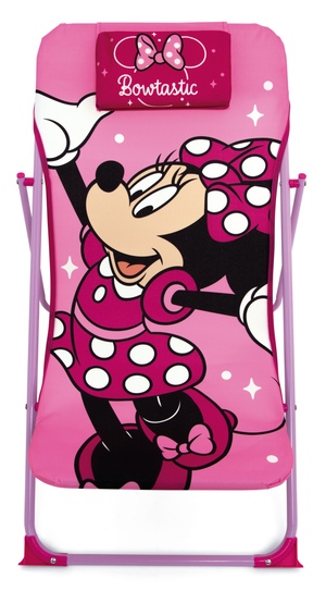 Sdraio Minnie Pieghevole per Mare e Giardino 100% Poliestere- 86728
