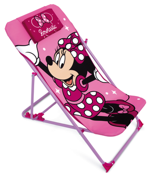Sdraio Minnie Pieghevole per Mare e Giardino 100% Poliestere- 86728