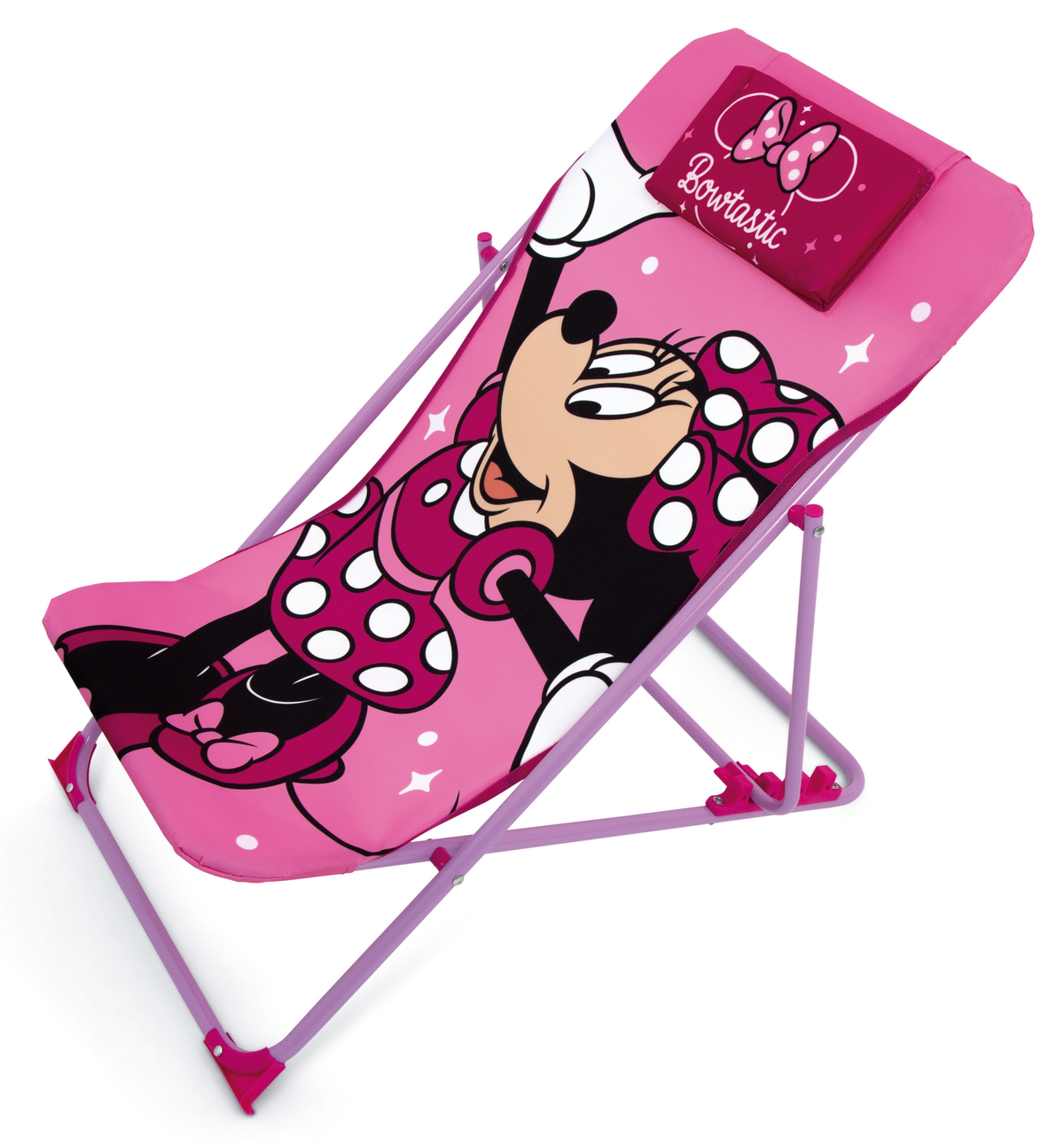 Sdraio Minnie Pieghevole per Mare e Giardino 100% Poliestere- 86728