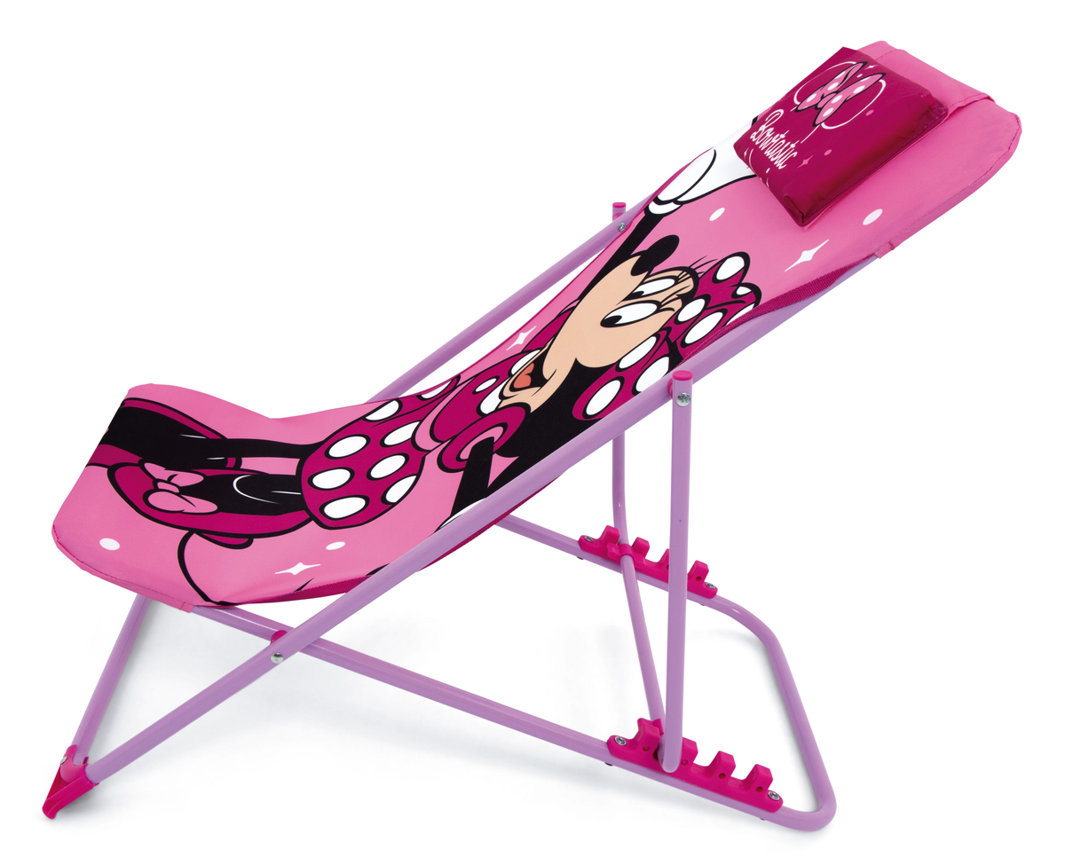 Sdraio Minnie Pieghevole per Mare e Giardino 100% Poliestere- 86728