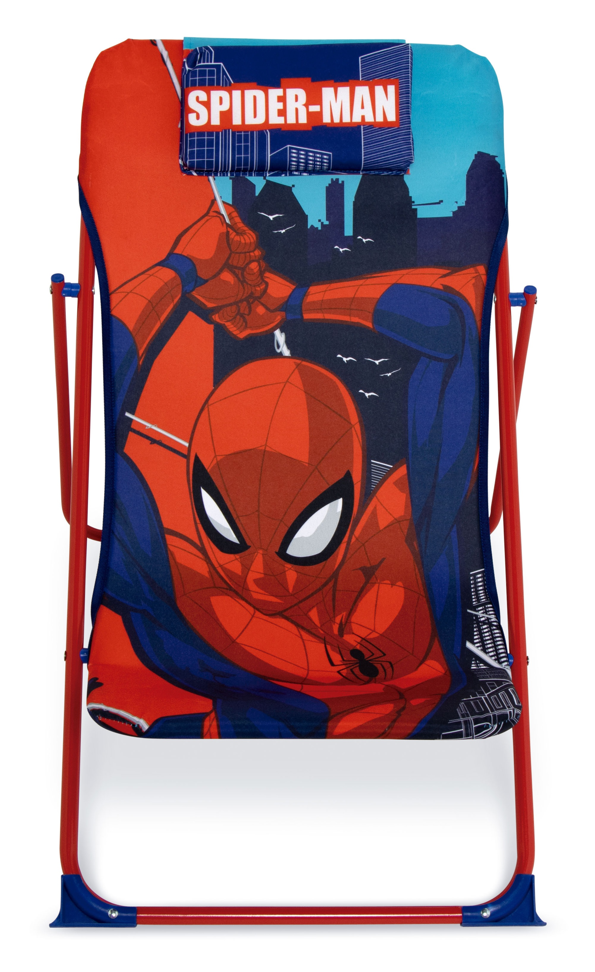 Sdraio Spiderman Pieghevole per Mare e Giardino 100% Poliestere- 86729
