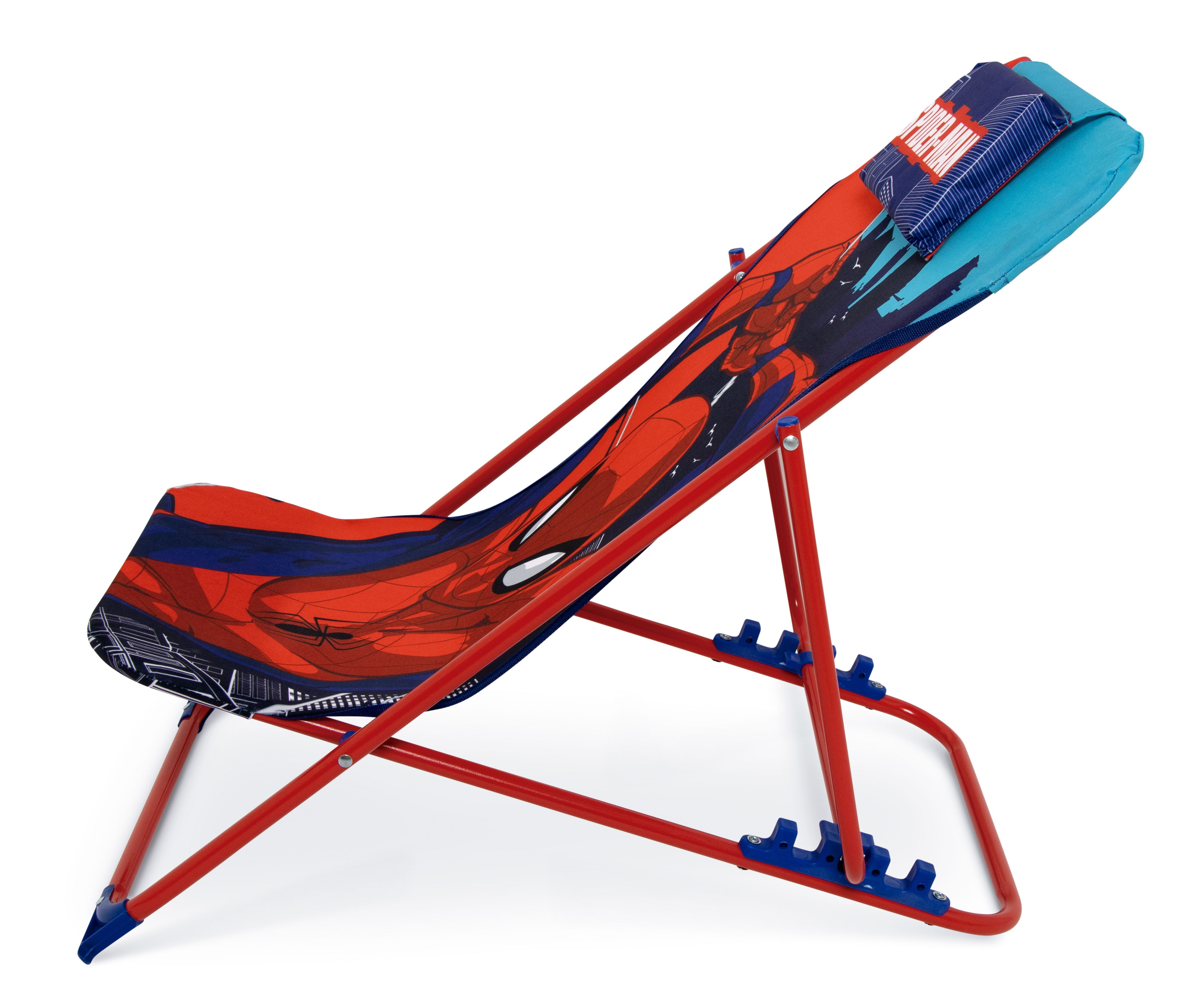 Sdraio Spiderman Pieghevole per Mare e Giardino 100% Poliestere- 86729