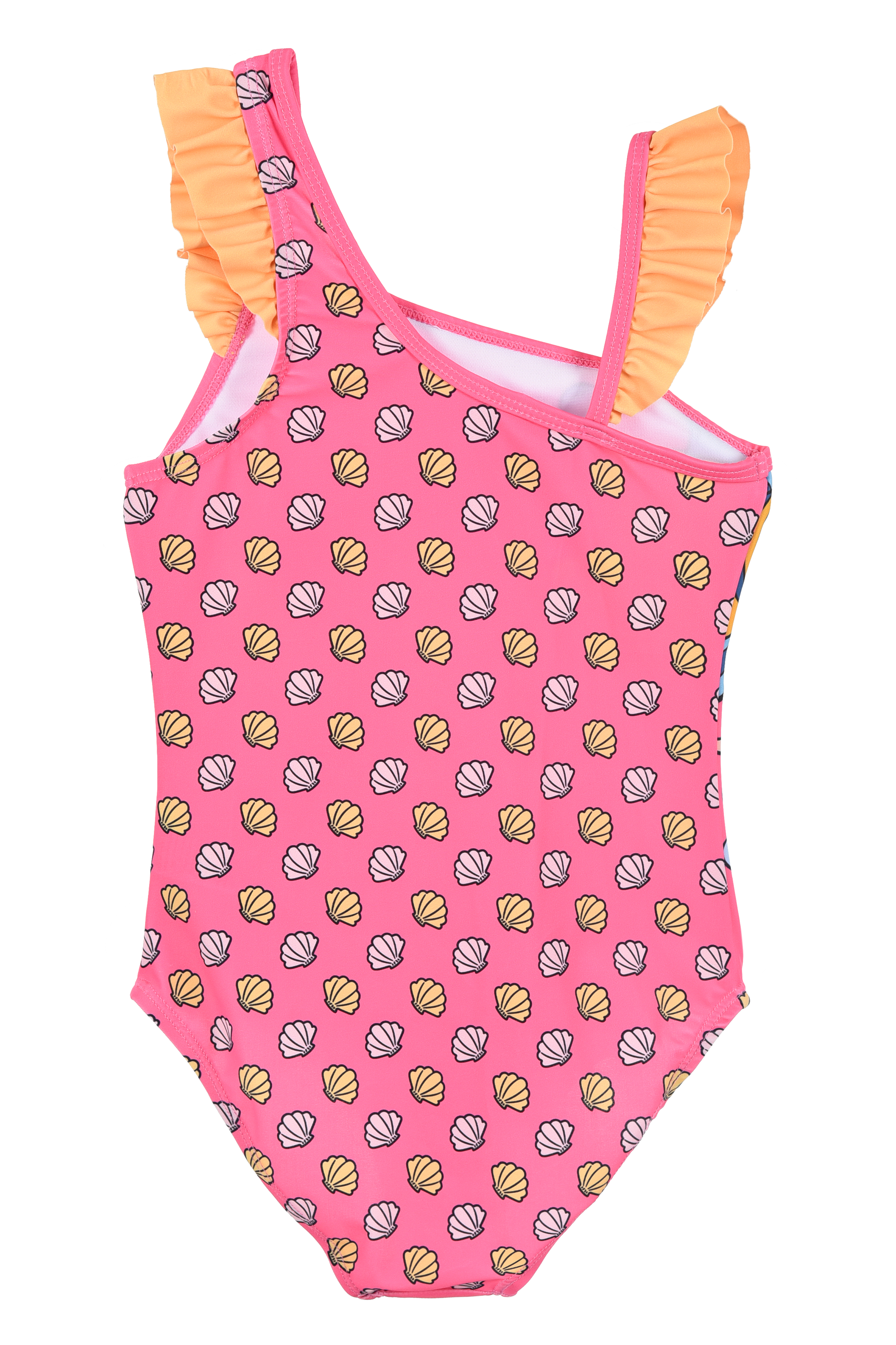 Costume da Bagno Sirenetta Ariel DISNEY Intero 1 Pezzo Mare Piscina Bambina - Ez18012fucsia