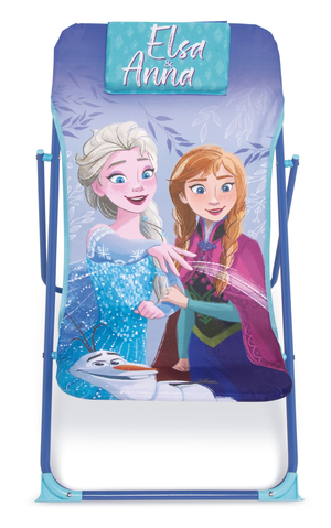 Sdraio Frozen Pieghevole per Mare e Giardino 100% Poliestere- 86731