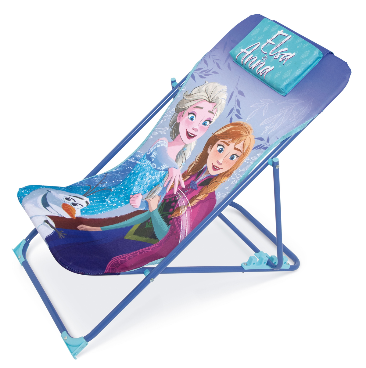 Sdraio Frozen Pieghevole per Mare e Giardino 100% Poliestere- 86731