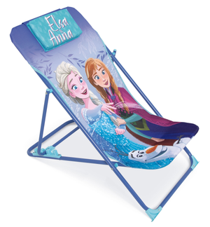 Sdraio Frozen Pieghevole per Mare e Giardino 100% Poliestere- 86731