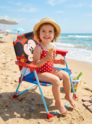 Sedia Pieghevole Topolino per Mare e Giardino 100% Poliestere- 86733