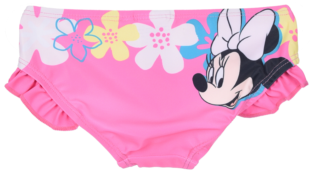 Costume da Bagno Minnie DISNEY Modello Slip Mutandina Neonata - Ez05010fucsia