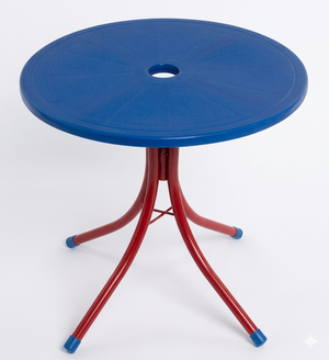 Set da Giardino Spiderman Tavolino Ombrellone e Sedie Pieghevoli per Mare e Giardino 100% Poliestere- 86630