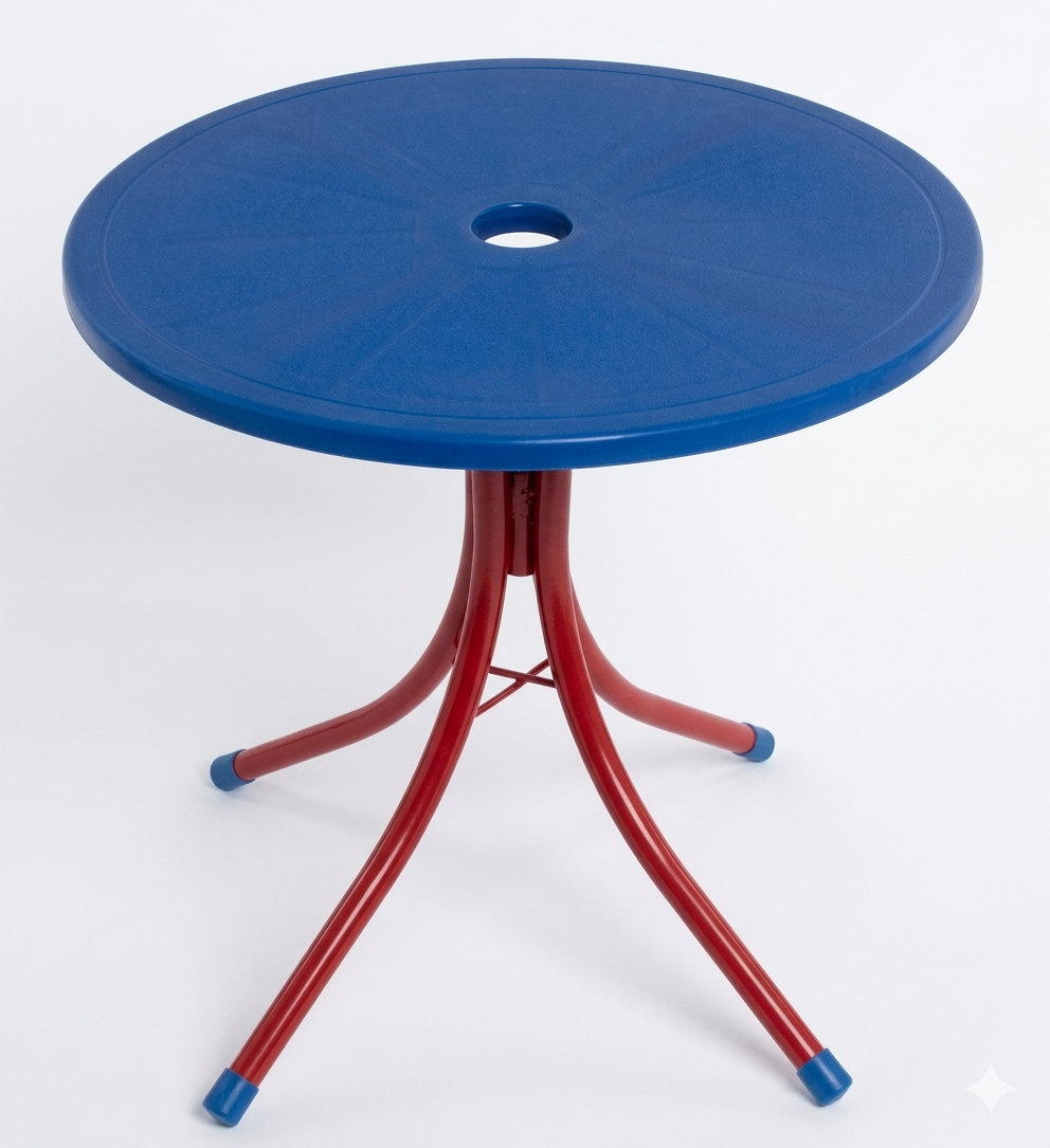 Set da Giardino Spiderman Tavolino Ombrellone e Sedie Pieghevoli per Mare e Giardino 100% Poliestere- 86630
