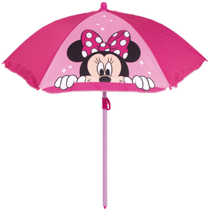 Set da Giardino Minnie Tavolino Ombrellone e Sedie Pieghevoli per Mare e Giardino 100% Poliestere- 86631