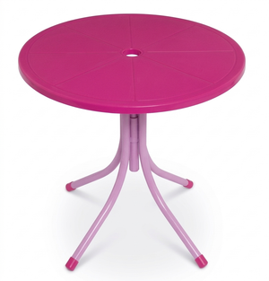 Set da Giardino Minnie Tavolino Ombrellone e Sedie Pieghevoli per Mare e Giardino 100% Poliestere- 86631