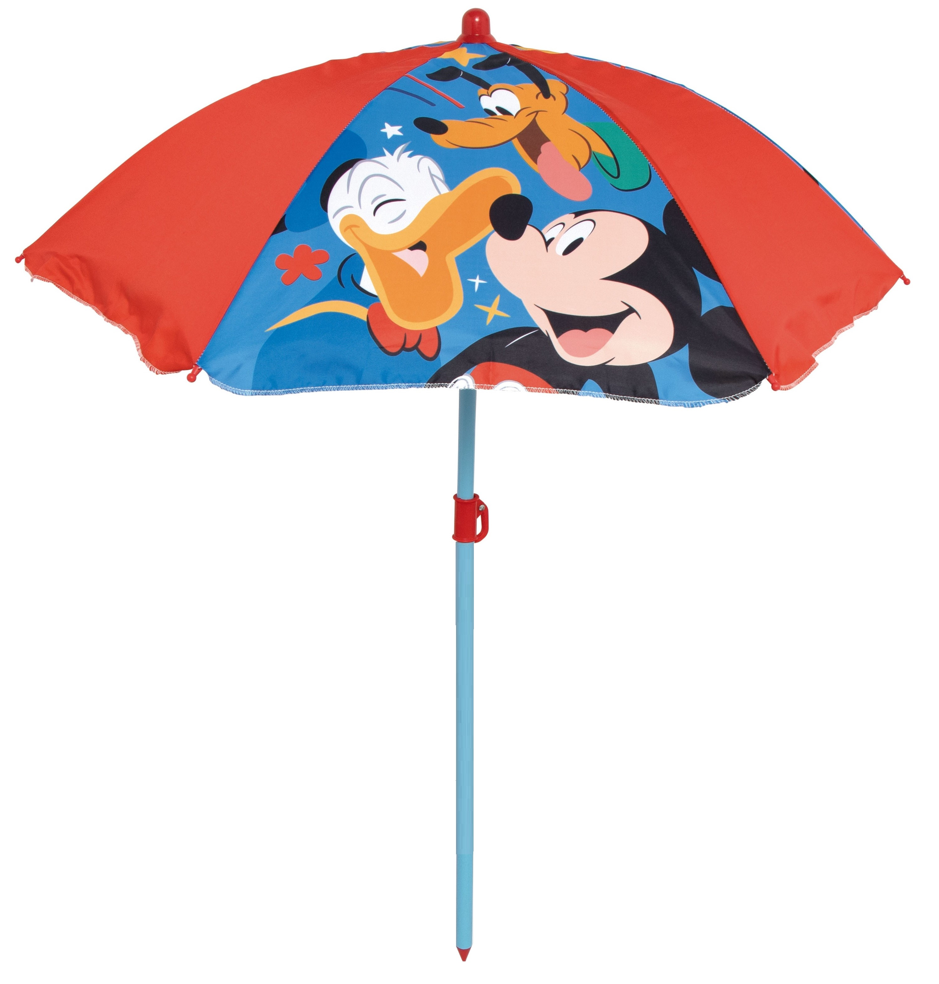 Set da Giardino Topolino Tavolino Ombrellone e Sedie Pieghevoli per Mare e Giardino 100% Poliestere- 86632