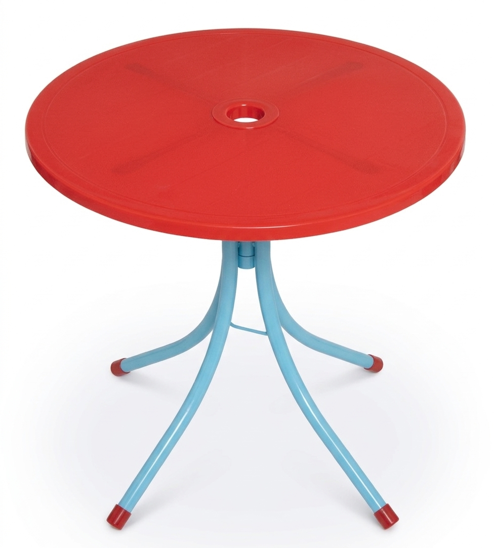 Set da Giardino Topolino Tavolino Ombrellone e Sedie Pieghevoli per Mare e Giardino 100% Poliestere- 86632