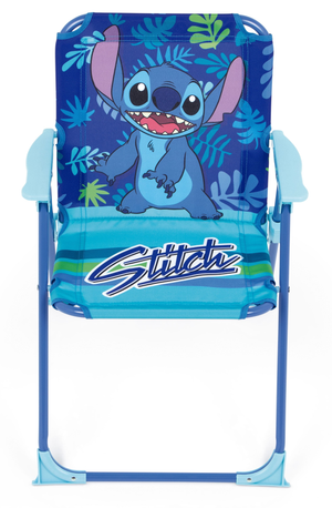 Set da Giardino Stitch Tavolino Ombrellone e Sedie Pieghevoli per Mare e Giardino 100% Poliestere- 86634
