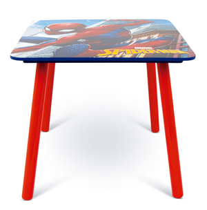 Set Tavolo con Due Sedie Spiderman in Legno- 86635