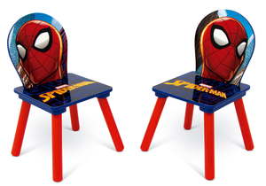 Set Tavolo con Due Sedie Spiderman in Legno- 86635