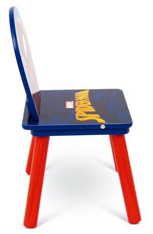 Set Tavolo con Due Sedie Spiderman in Legno- 86635