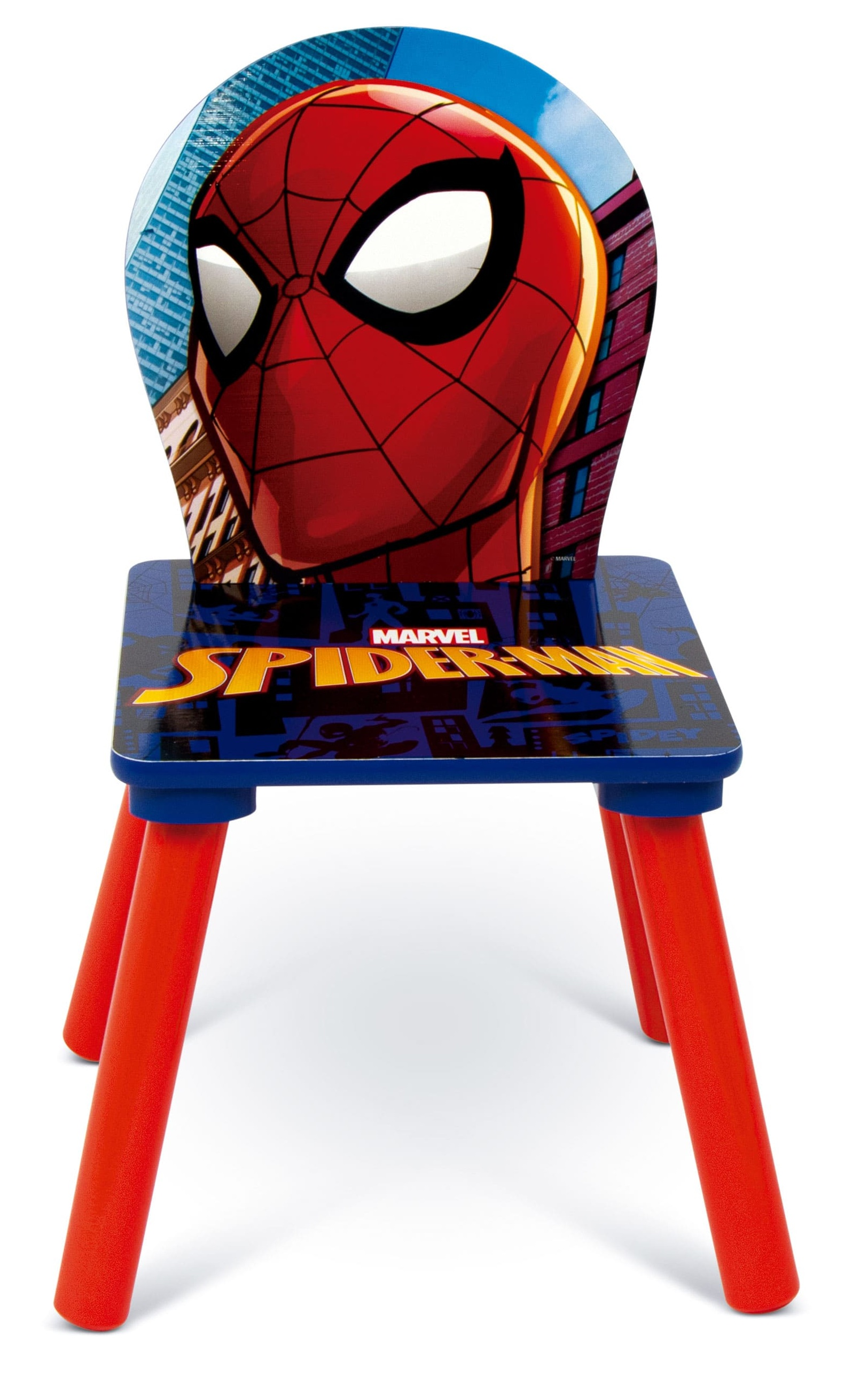 Set Tavolo con Due Sedie Spiderman in Legno- 86635