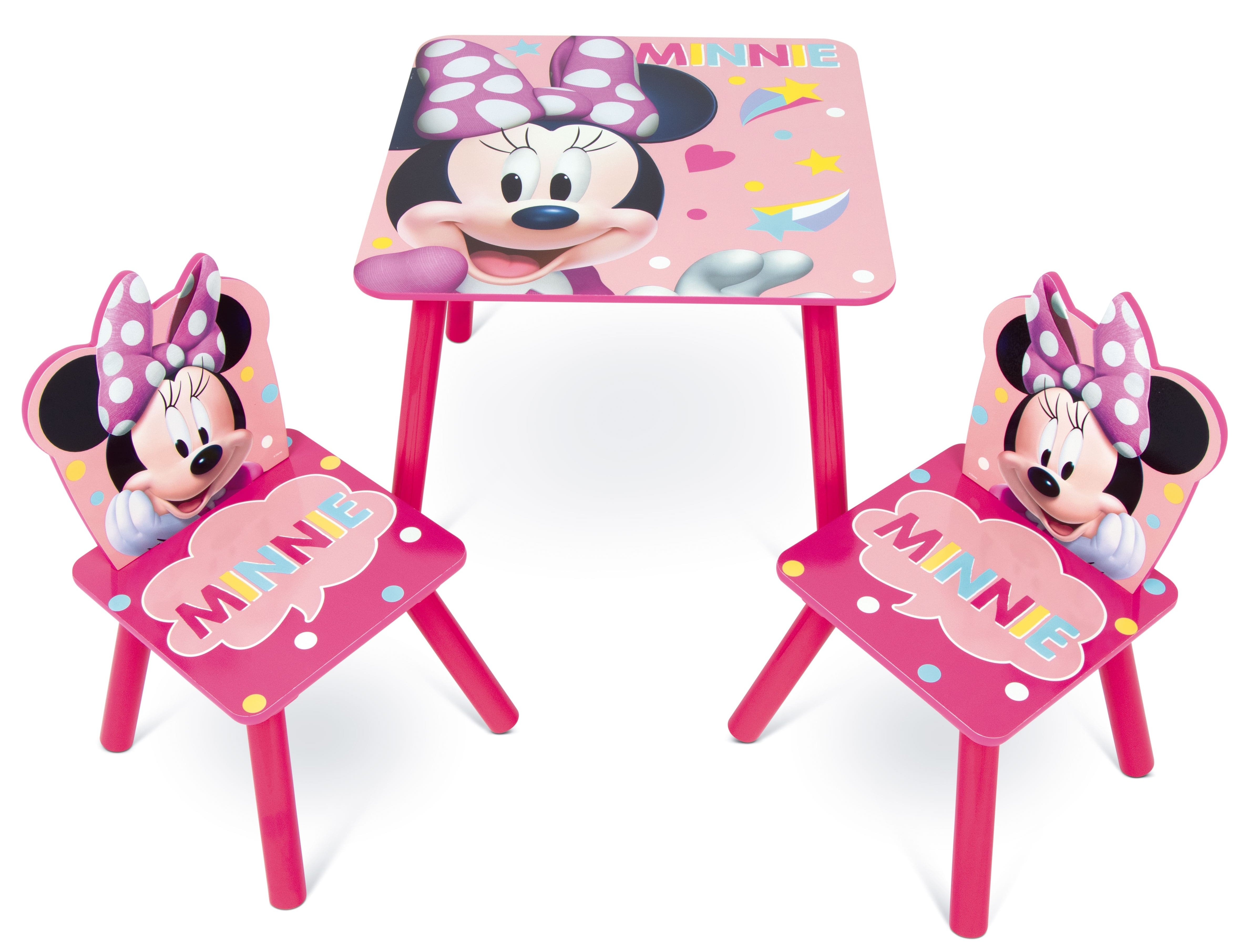 Set Tavolo con Due Sedie Minnie in Legno- 86637