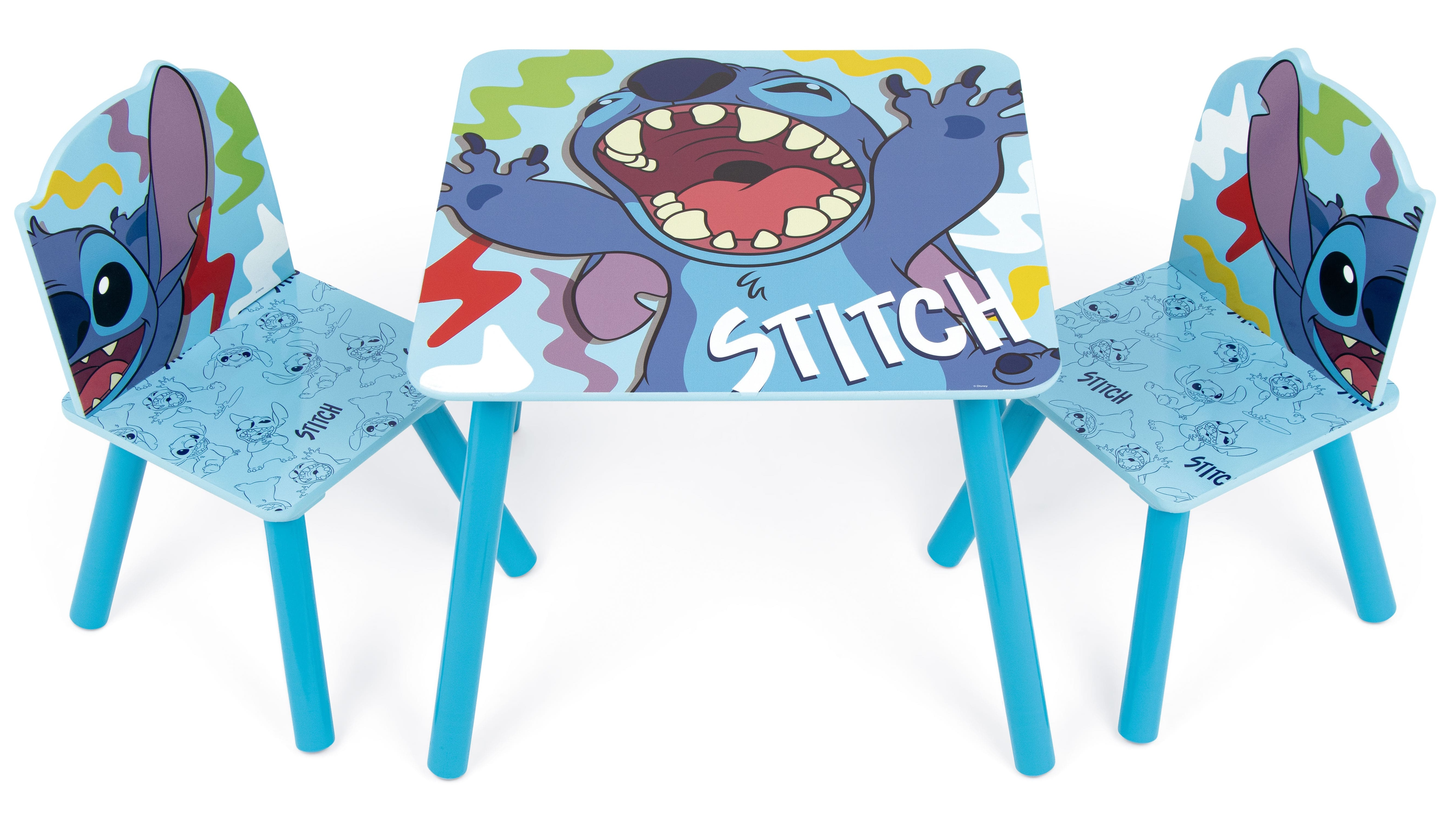 Set Tavolo con Due Sedie Stitch in Legno- 86639