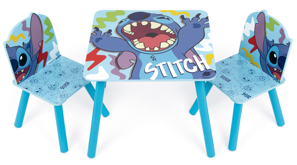 Set Tavolo con Due Sedie Stitch in Legno- 86639