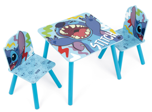 Set Tavolo con Due Sedie Stitch in Legno- 86639