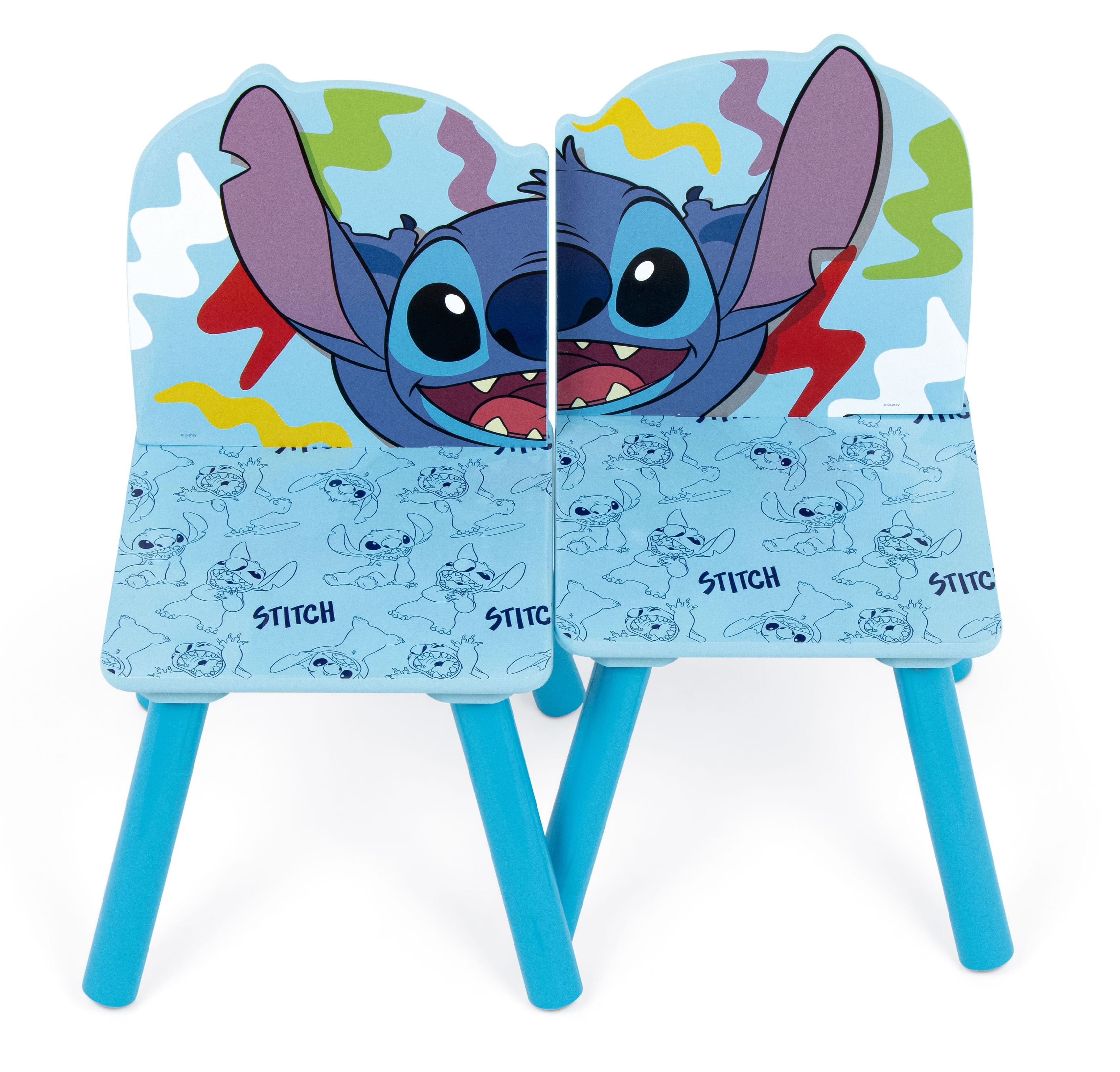 Set Tavolo con Due Sedie Stitch in Legno- 86639