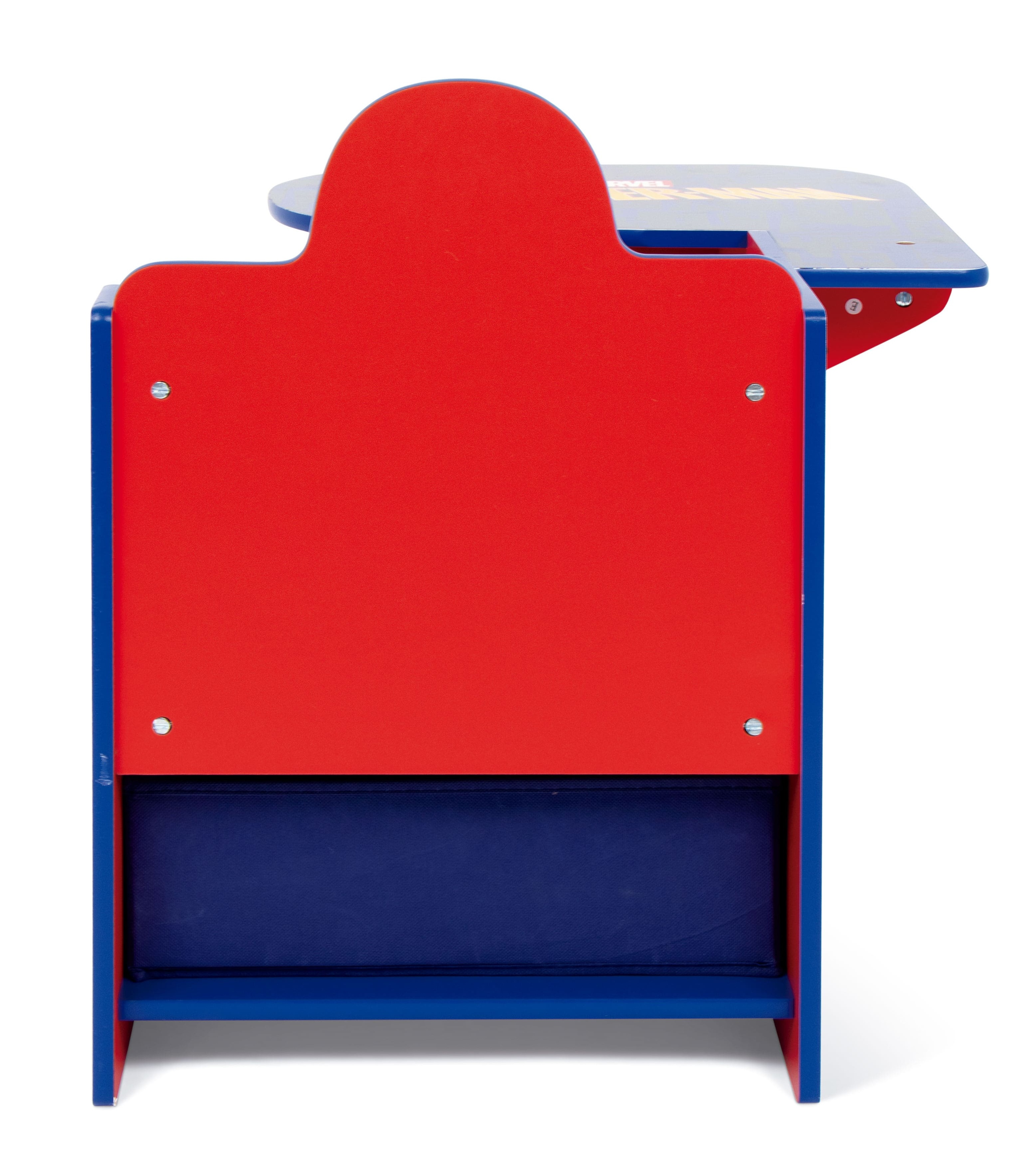 Sedia Scrivania con Contenitore Spiderman in Legno - 86636