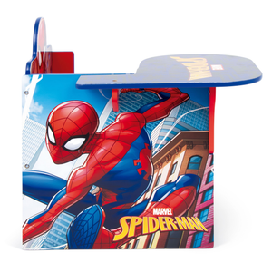 Sedia Scrivania con Contenitore Spiderman in Legno - 86636