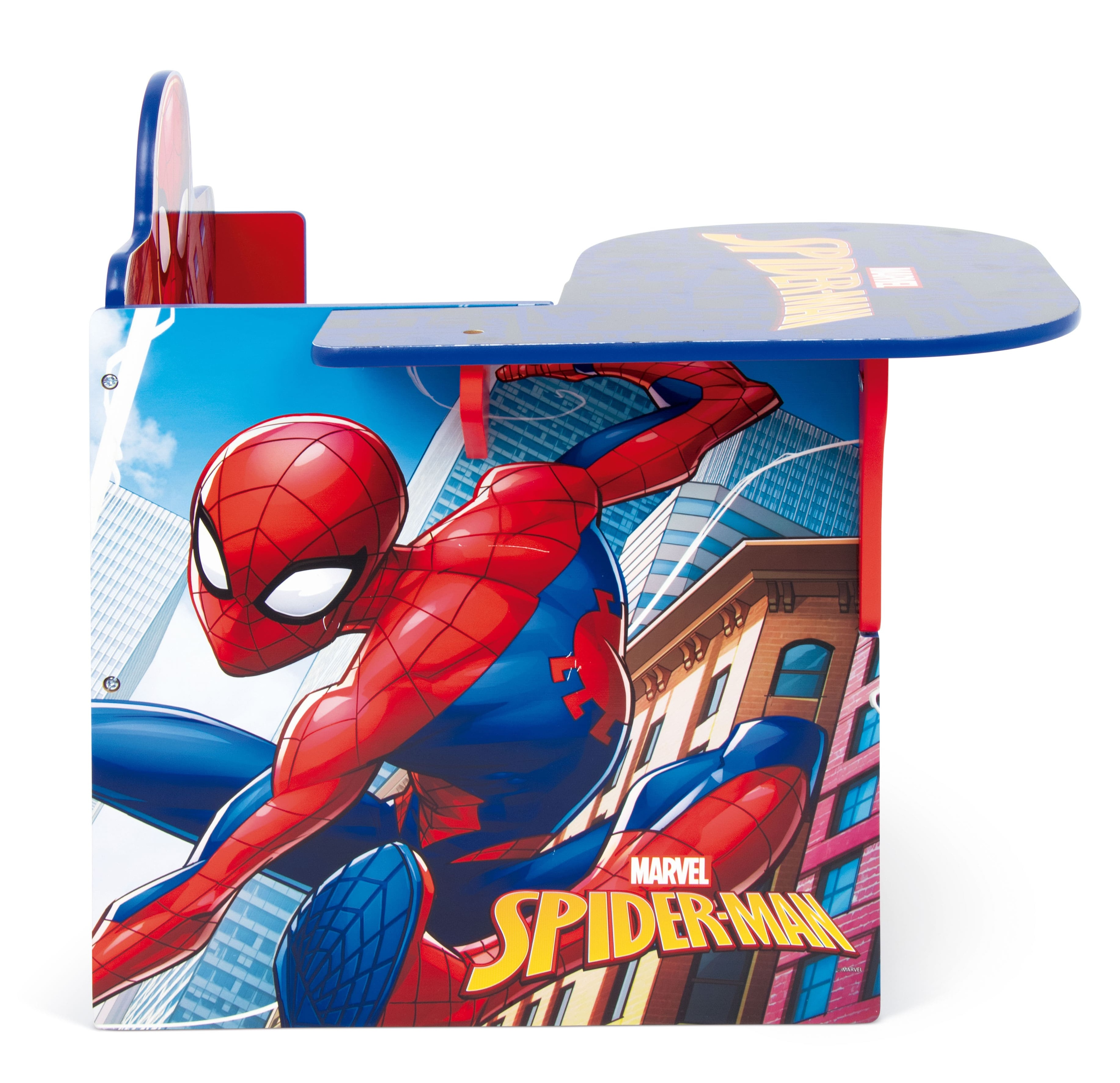 Sedia Scrivania con Contenitore Spiderman in Legno - 86636