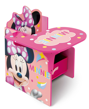 Sedia Scrivania con Contenitore Minnie in Legno - 86638