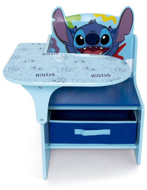 Sedia Scrivania con Contenitore Stitch in Legno - 86640